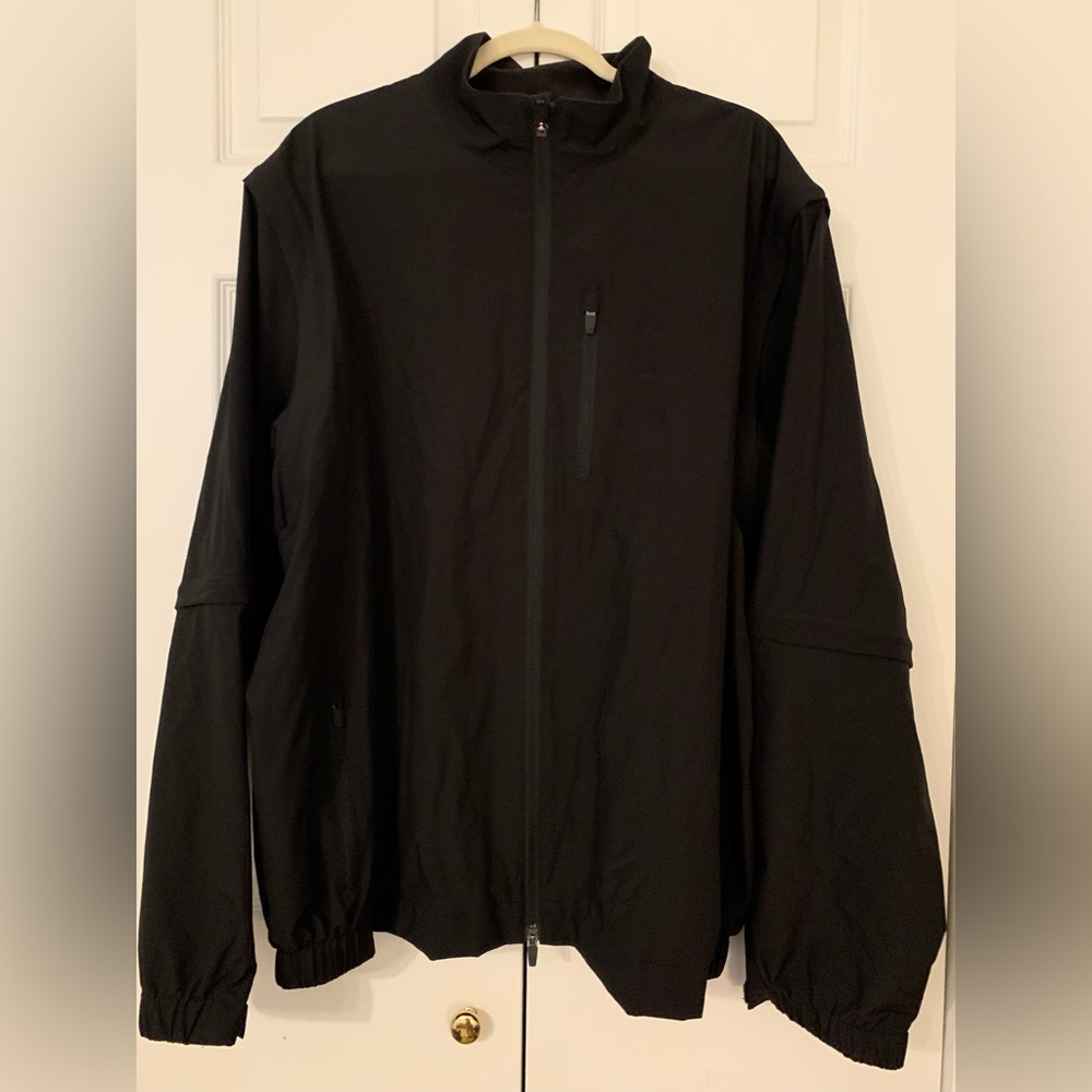 Walter Hagen 11 Majors 2&1 Black Golf Rain Hydro Halt Jacket Size XXL NWT